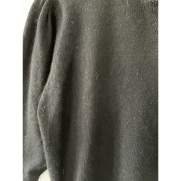 Koret Vintage Sweater Wool Blend Fruit Starsl Embroidered Beaded Black Med - Picture 9 of 10